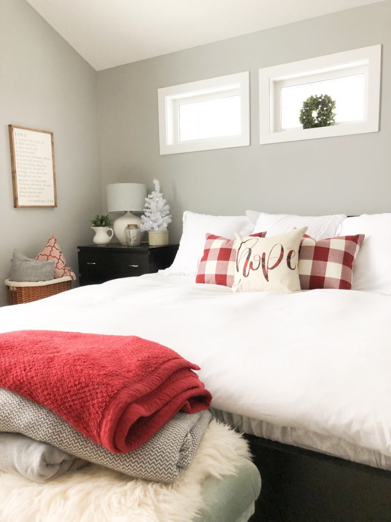 A Simple Cozy Christmas Master Bedroom Valley Birch