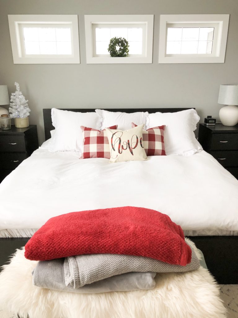 A Simple Cozy Christmas Master Bedroom Valley Birch